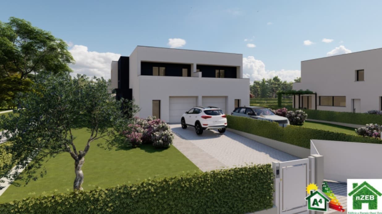 Tencarola: Nuova Bifamiliare Con Giardino Di 500 Mq